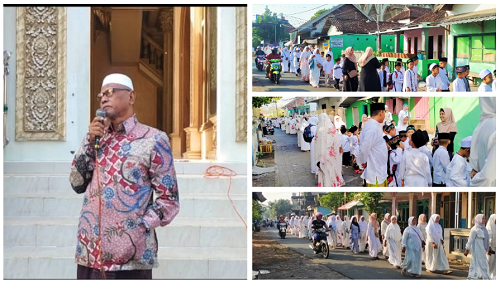 Gambar Berita Pawai Taâ€™aruf Memperingati Tahun Baru Islam 1 Muharram 1446 Hijriyah dan Haul KH Faqih Pendiri YNU Al-Faqihiyah