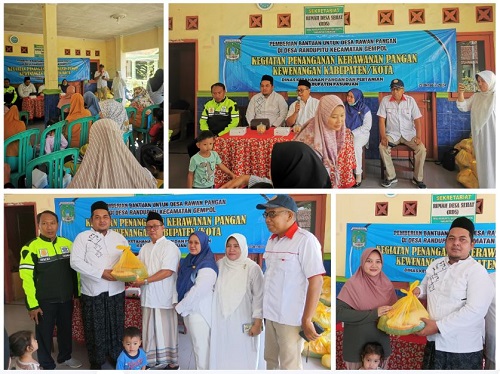 Gambar Berita Penyaluran Bantuan Pangan untuk Keluarga Resiko Stunting di Dusun Gesing