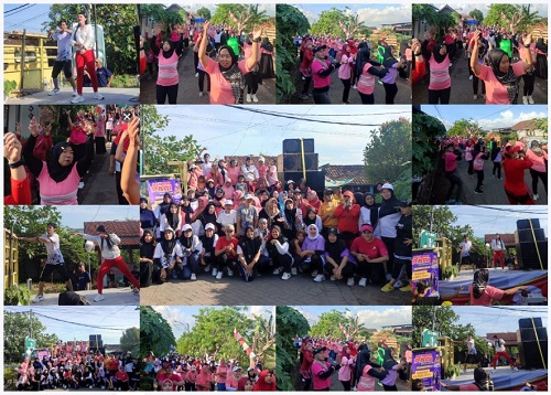 Gambar Berita Kegiatan Senam Bersama di Dusun Babat