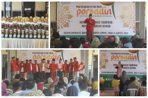 Gambar Berita Pembukaan Pekan Olahraga dan Seni Antar Diniyah Takmiliyah ke-6 (PORSADIN) Kabupaten Pasuruan Tahun 2024
