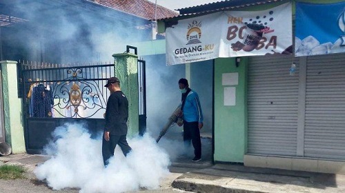 Gambar Pemdes Randupitu Gerak Cepat Fogging untuk Cegah Penyebaran DBD