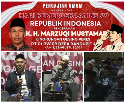 Gambar Berita Pengajian Umum Memperingati HUT RI ke-79 RI di Dusun Gesing Desa Randupitu