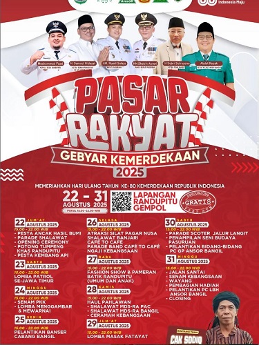 Gambar Pasar Rakyat Gebyar Kemerdekaan 2025 Meriahkan HUT ke-80 RI di Desa Randupitu