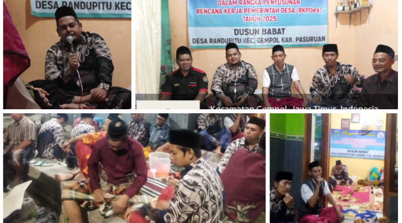 Gambar Berita Musyawarah Dusun Babat Desa Randupitu: Penyusunan Rencana Kerja Pemerintahan Desa (RKPDes) Tahun 2025