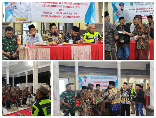 Gambar Rapat Koordinasi dan Pemberian Insentif RT/RW Desa Randupitu Sukses Digelar