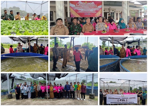 Gambar Launching Penguatan Program Pangan Lestari Melalui Pendekatan Terintegritas dan Berkelanjutan di Desa Randupitu